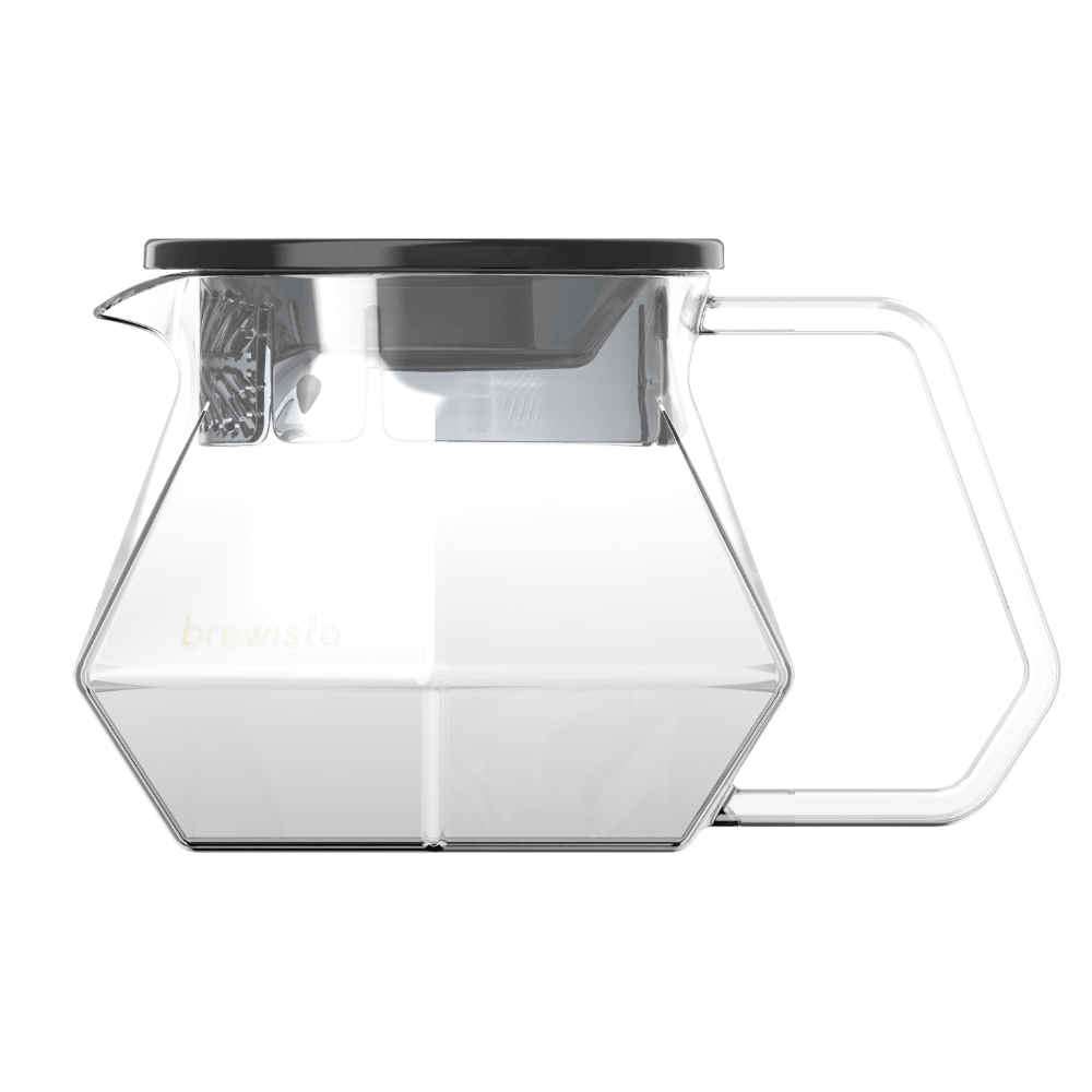 Hario V60 Glass Coffee Server Pour Over Carafe Microwave Safe 700mL, Black