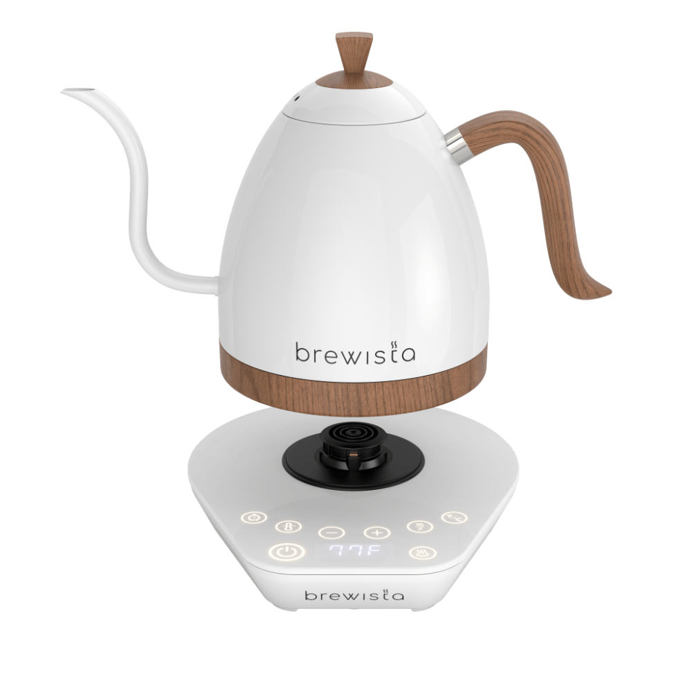 Brewista Artisan Electric Gooseneck Kettle, 1 Liter, For Pour Over Coffee,  Brewing Tea, LCD Panel, Precise Digital Temperature Selection, Flash Boil