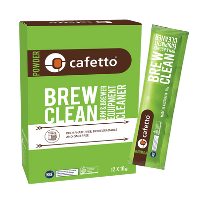 collection::Brew Clean Coffee Equipment Cleaner by Cafetto contains a synergistic blend of organic acids that safely give outstanding oil and stain removal. 